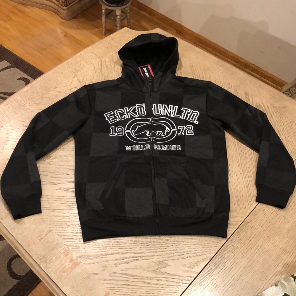 Ecko unltd charcoal heather hoodie